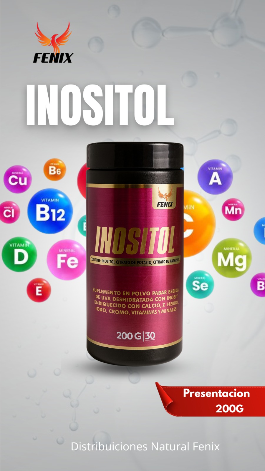 Inositol POLVO 200 GR